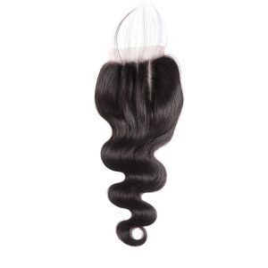 center wig remy hair 4x4 body wave closure