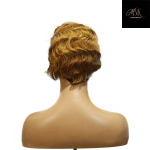 center wig machine made #27 wig remy hair h001