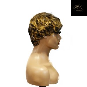 center wig machine made wig remy hair h030