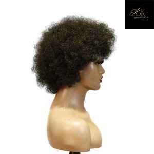 center wig machine made color wig remy hair