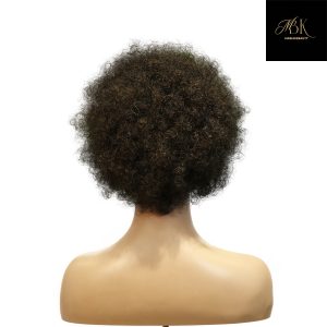 center wig machine made black wig remy hair 2301