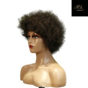 center wig machine made black wig remy hair 2301