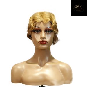 center wig machine made #27 wig remy hair h001