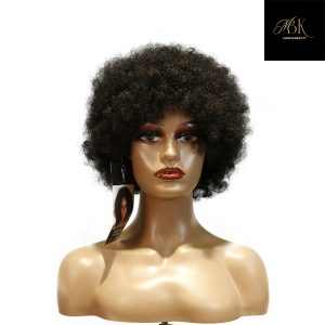 center wig machine made black wig remy hair tc010