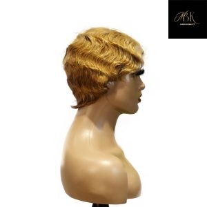 center wig machine made #27 wig remy hair h001