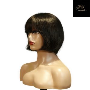 center wig machine made color wig remy hair
