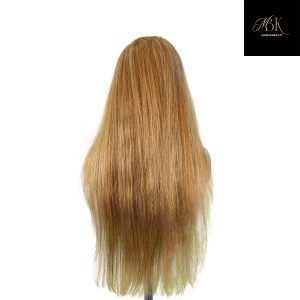 center wig 13x4 straight lace front wig 8&27 honey blonde highlight 26 inch remy hair