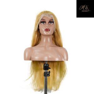 center wig 13x4 straight lace front wig 27 honey blonde remy hair