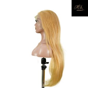 center wig 13x4 straight lace front wig 27 honey blonde remy hair