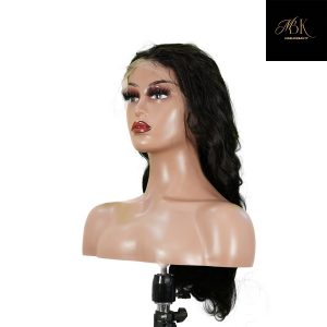 center wig 13x4 body wave lace front wig natural black remy hair