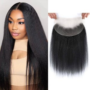 center wig remy hair 4x4 yaki straight closure